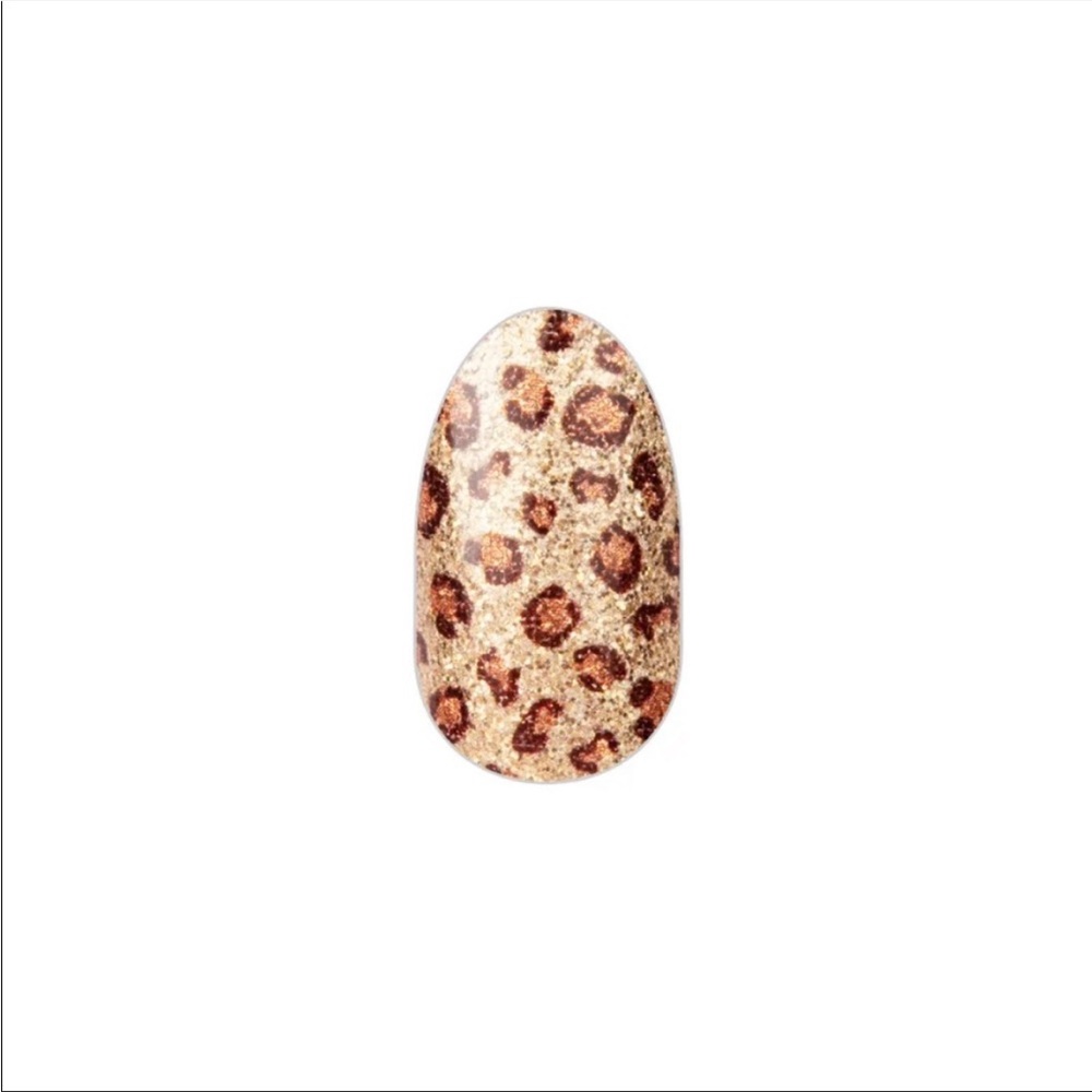 *Retired* Color Street: Safari Chic | Leopard Print Glitter Gold Brown Animal - Picture 15 of 16